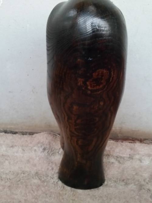 VERY UNIQUE WOOD SIGNED L. T. SITHOLE!!! THIS IS A COLLECTORS ITEM!!