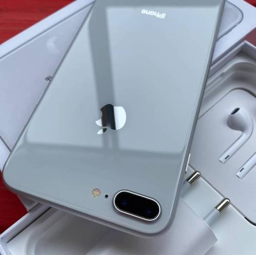 I phone 8 plus. White. 128gb