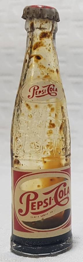 Rare! Miniature Pepsi-Cola bottle
