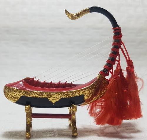 Burmese Golden Harp, Myanmar Handicrafts!