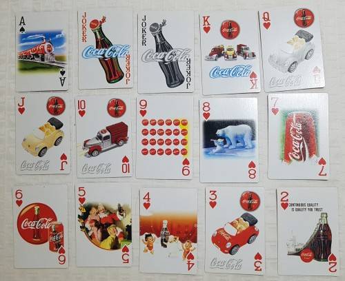 Collectable Coca Cola playing cards