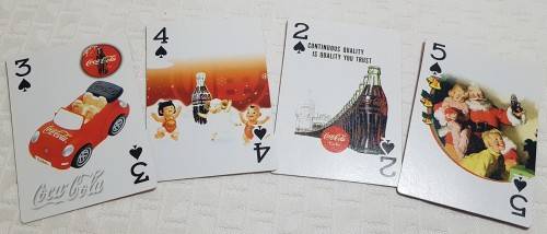 Collectable Coca Cola playing cards