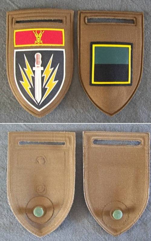 61 Mechanized Battalion Group + Bravo Coy - Tupperware Shoulder Flash