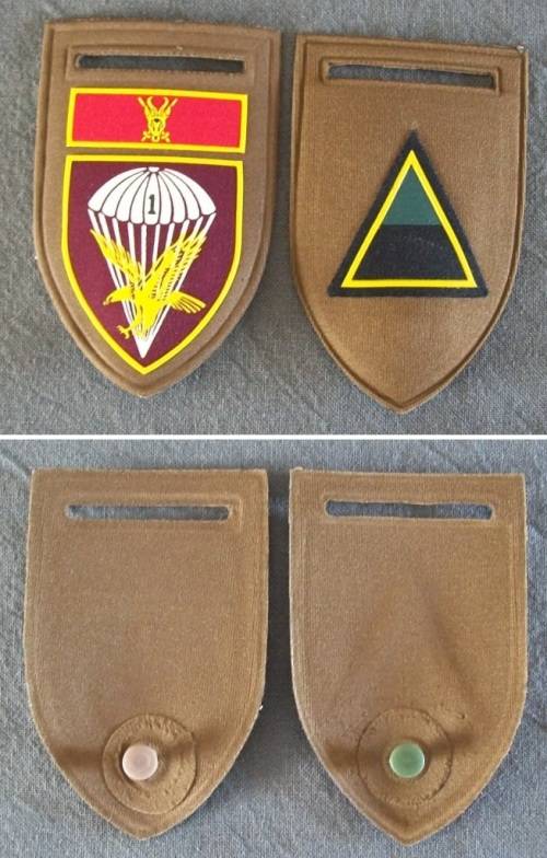 1 Parachute Battalion + Alpha Coy - Tupperware Shoulder Flash