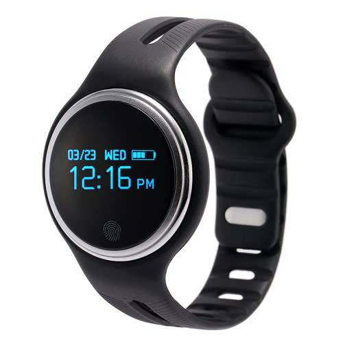 Smart Watch, Smart Wristband, Fitness Tracker, GPS tracker, E07 - Black