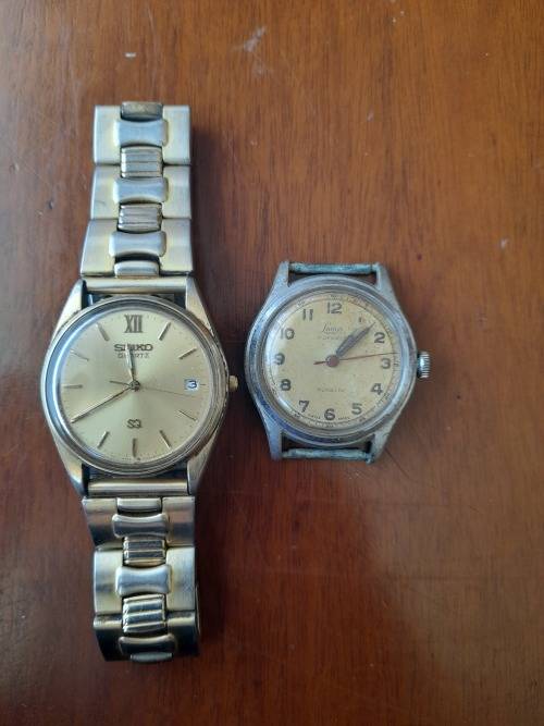 Seiko and Lance sport watches
