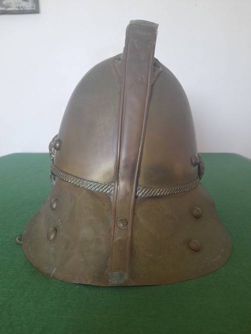 British fire service helmet