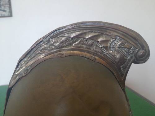 British fire service helmet