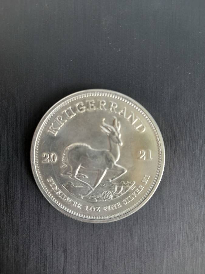 2021 1 Oz Krugerrand Fine Silver