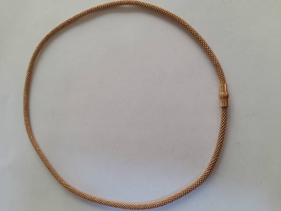 Gold plated Sterling Silver Necklace /Italy/