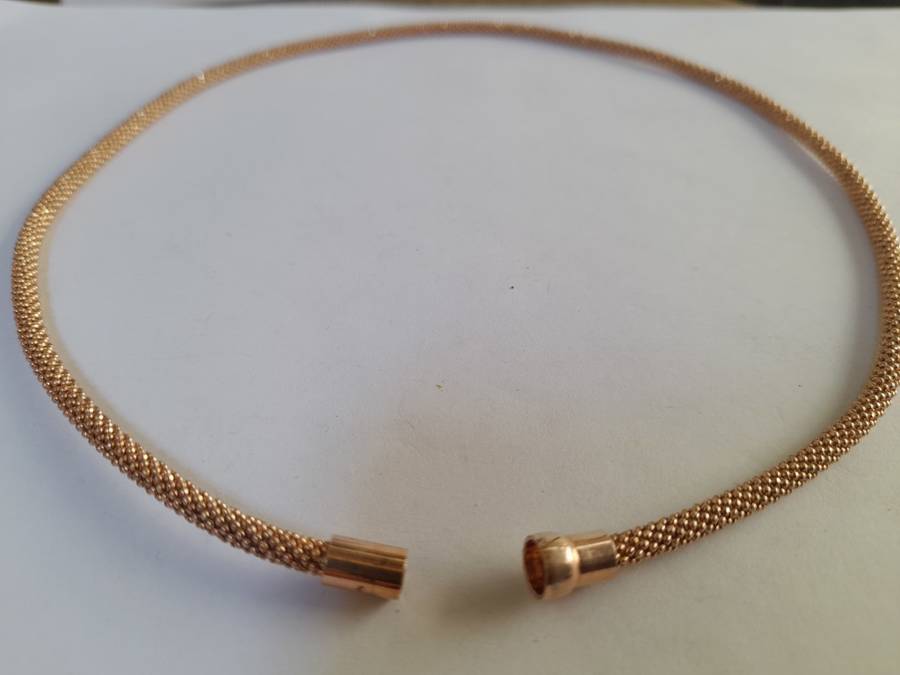 Gold plated Sterling Silver Necklace /Italy/