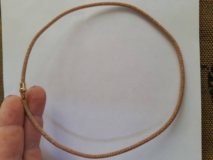 Gold plated Sterling Silver Necklace /Italy/