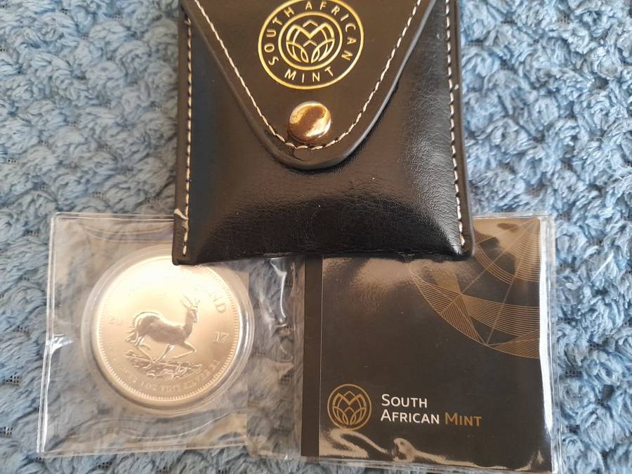2017 SA 1 Oz Fine Silver Krugerrand