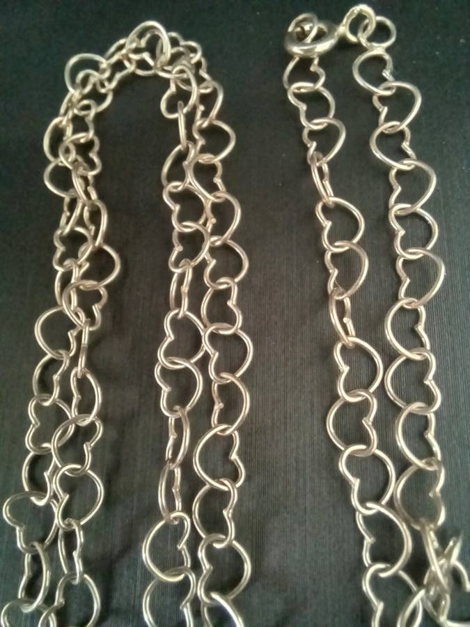 Lot of 5 Sterling silver necklaces