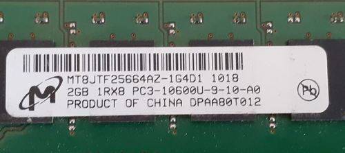 Lenovo 2GB DDR3 Desktop Memory - Tested - Working 100%