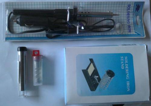 12v 30w Soldering iron + Stand + 2 x Solder in dispensers - 1 BID for all