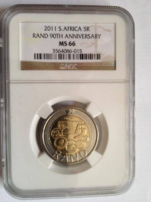 30 x Mandela - 2011 SARB 90th Anniversary R5 NGC MS66