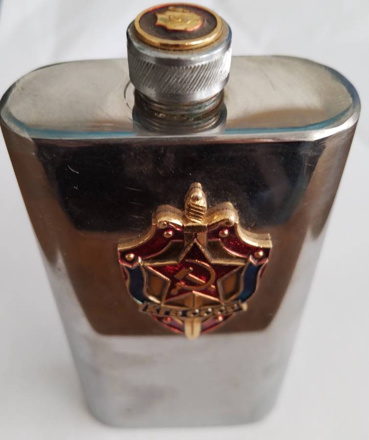 KGB Vodka Flask