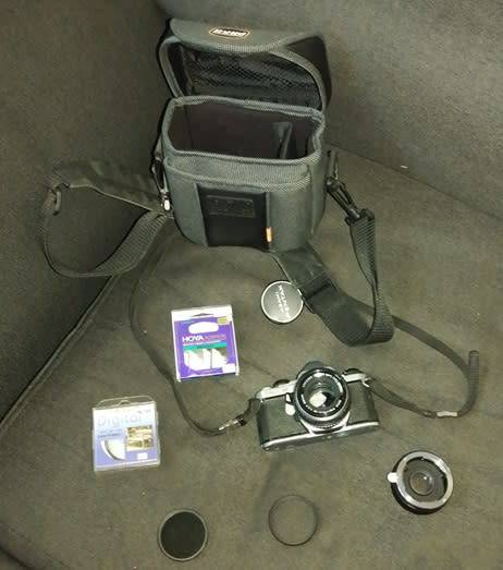 Pentax ME Super 35mm SLR Film Camera with Accessories
