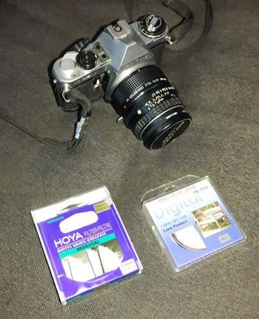 Pentax ME Super 35mm SLR Film Camera with Accessories