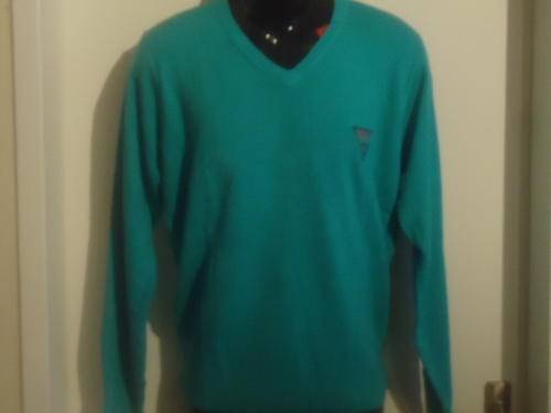 GUESS Turquoise Jersey - Large