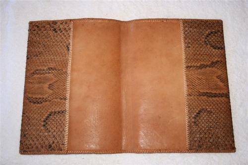 SNAKESKIN BOOK COVER!!