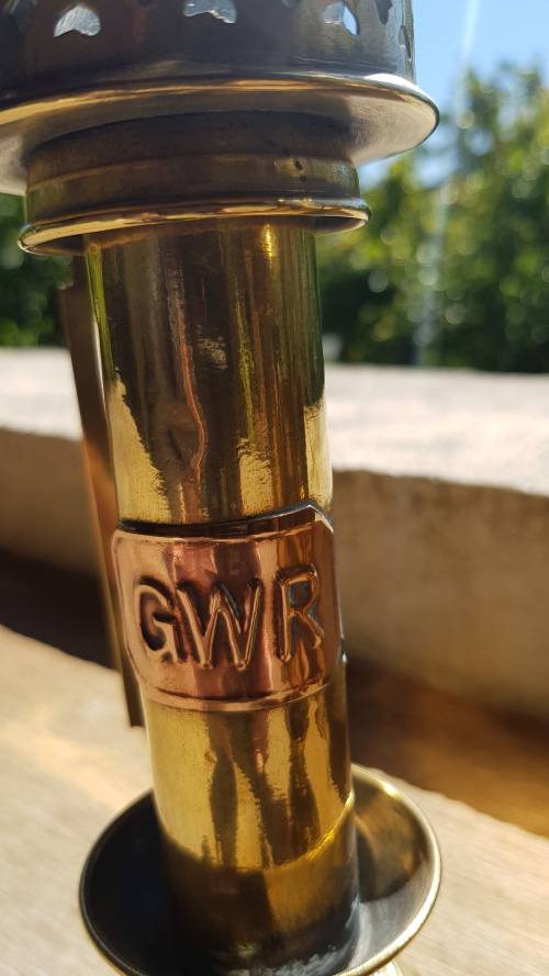 PAIR OF GREAT WESTERN RAILWAY CARRIAGE LAMPS