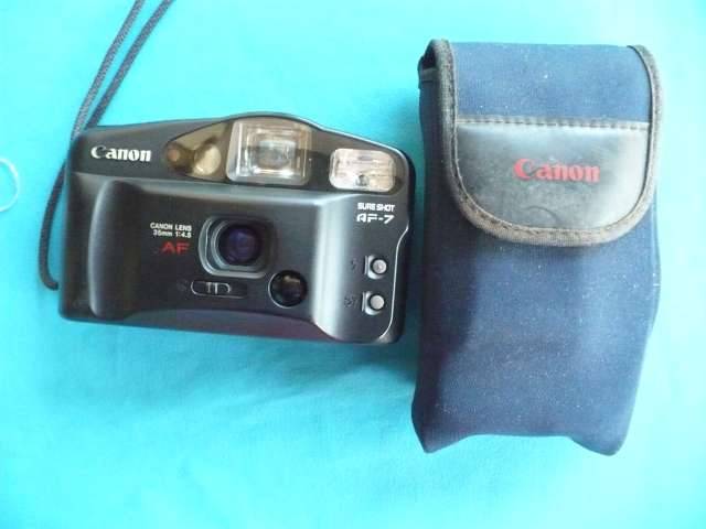 VINTAGE CANON SURE SHOT  A-7  FILM CAMERA