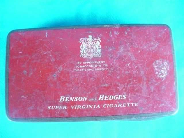 VINTAGE BENSON AND HEDGES CIGARETTE  TIN