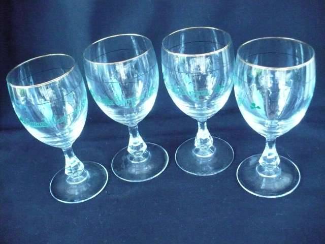 set of 4 IRISH COFFEE GLASSES