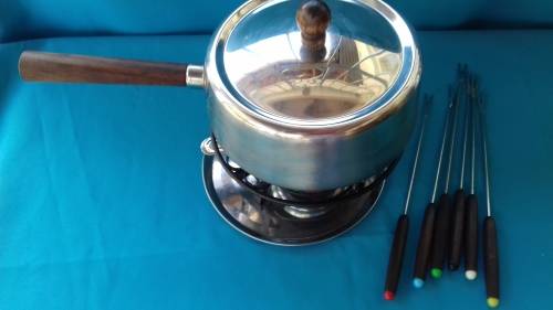 FONDUE SET  6 FORKS