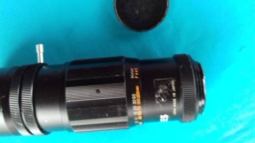 SOLIGOR TELEPHOTO 1:4.5 f=200mm  LENS  WITH IZUMAR EXTENSION