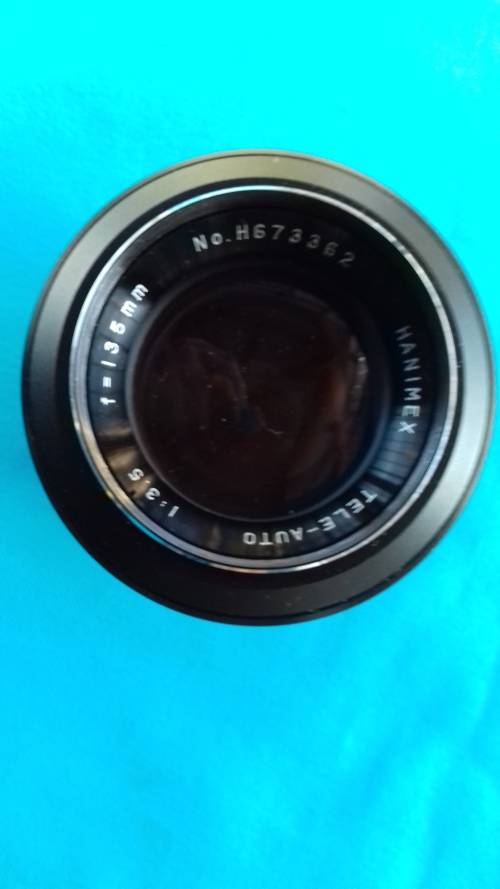 HANIMEX  TELE-AUTO  1:3.5    f=135 mm  LENS