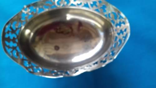 SILVER PLATED SUGAR BOWL   "RMS EDINBURGH CASTLE: