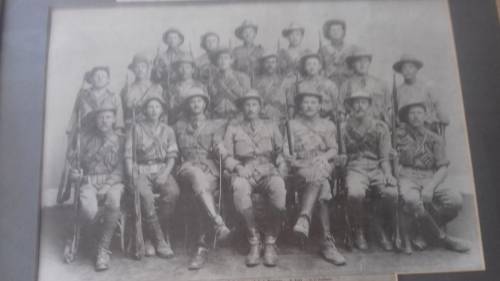 FOUCHE"S  COMMANDO PHOTOGRAPH  1914