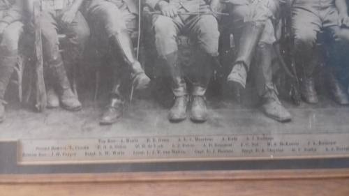 FOUCHE"S  COMMANDO PHOTOGRAPH  1914