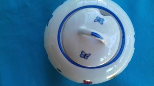 WIESENTHAL  BUTTERFLY COLLECTION SUGAR BOWL & LID