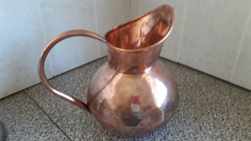 DE KLERK   LARGE COPPER JUG  HEIGHT 29 CM