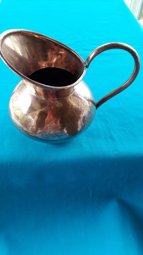 DE KLERK    COPPER JUG  HEIGHT  17.2 CM