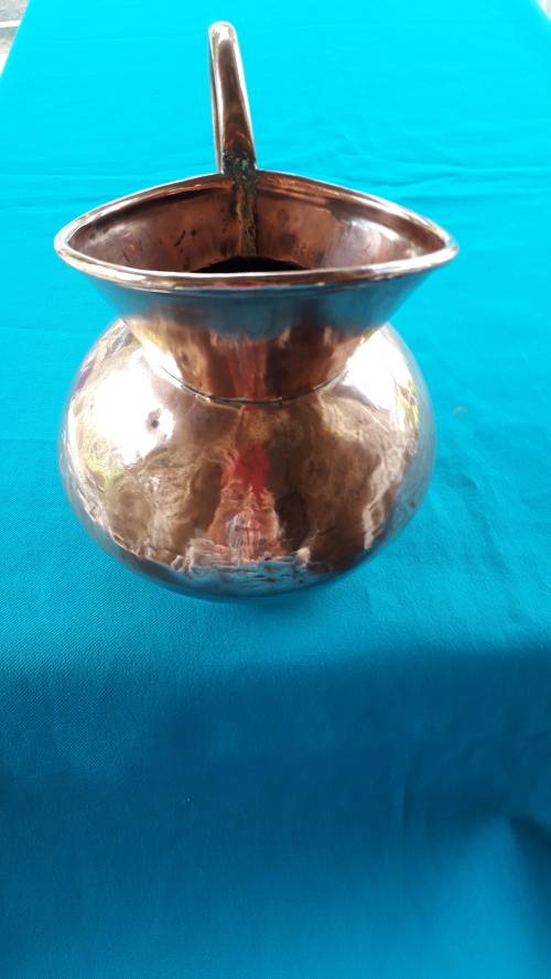 DE KLERK    COPPER JUG  HEIGHT  17.2 CM