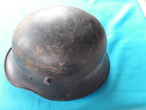 WW11 GERMAN POLIZEI STEEL HELMET