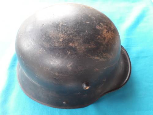 WW11 GERMAN POLIZEI STEEL HELMET