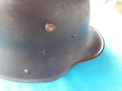 WW11 GERMAN POLIZEI STEEL HELMET