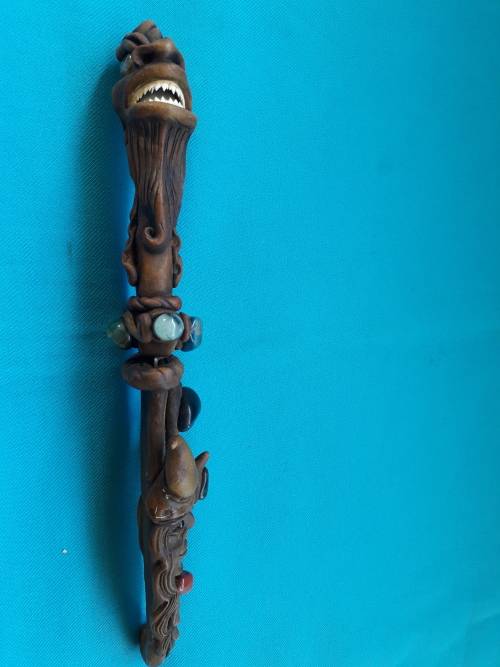 VINTAGE BRAZILIAN CRAFTED DAGGER IN SHEATH