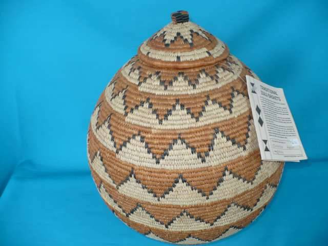 TRADITIONAL HAND WOVEN ZULU BASKET