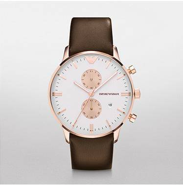 MENS EMPORIO ARMANI CHRONOGRAPH WATCH AR0398 ##BRAND NEW##