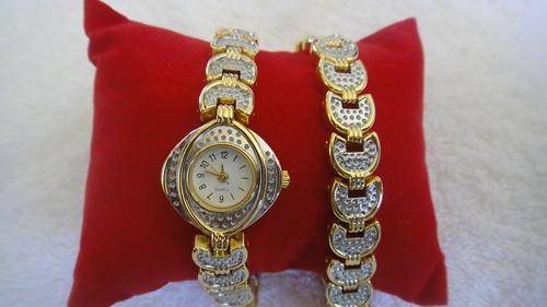 GORGEOUS LADIES WATCH AND BRACELET SET ##BRAND NEW##