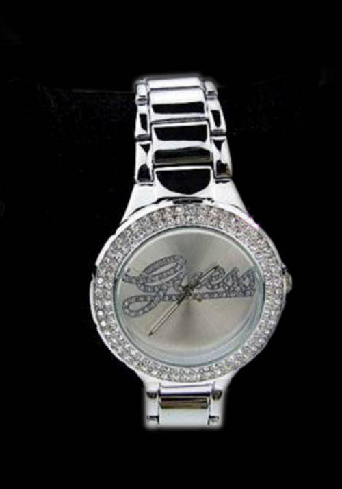 GUESS LADIES SILVER WATCH   ##BRAND NEW##