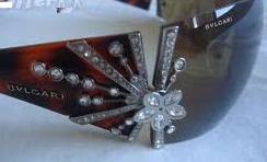 ORIGINAL BVLGARI LADIES SUNGLASSES IN BOX BROWN  ##BRAND NEW##