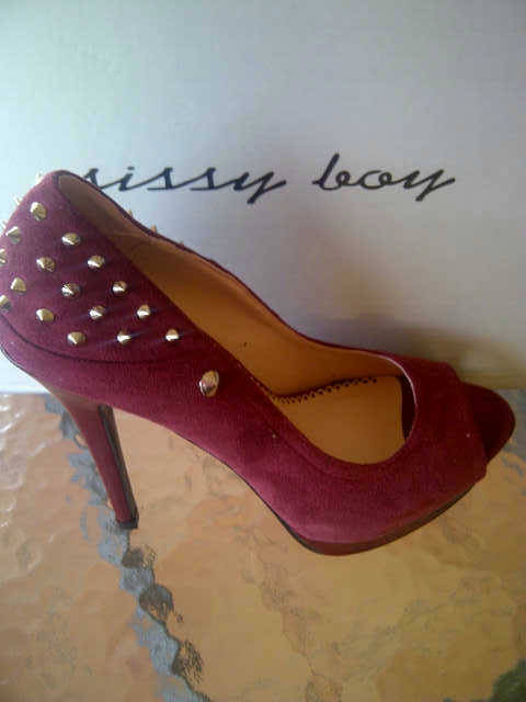 SISSY BOY PLATFORM PEEP TOE HEELS ## BRAND NEW ##